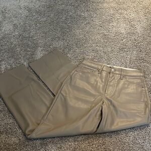 Express gray beige pant